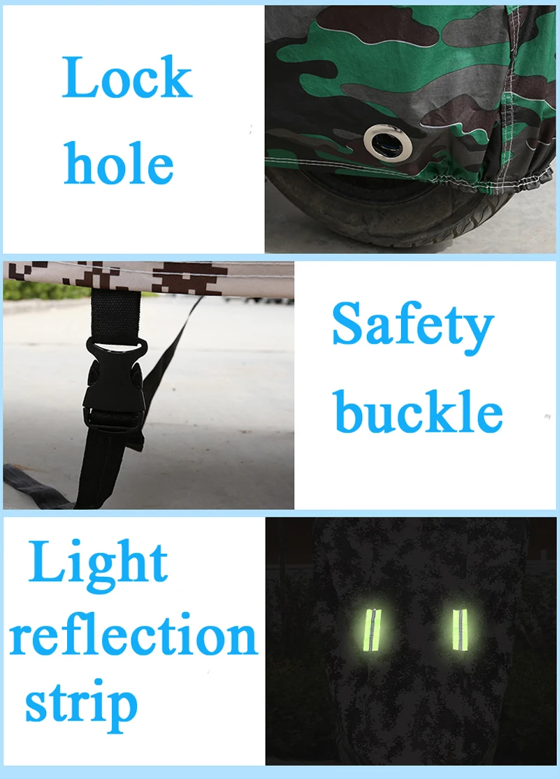 Oxford Fabric Waterproof Motorcycle Covers Motors Dust Rain Snow UV Protector Cover Indoor Outdoor Thicken high quality 800g |