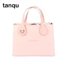 Квадратная сумка tanqu huntfun из ЭВА с цветочной вставкой, плоская Водонепроницаемая женская сумка с ручкой из D-образной пряжки