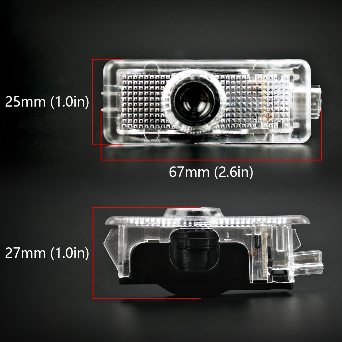 2 шт. светильник для проектора с логотипом автомобиля Для AMG Mercedes Benz CLA A207 W218 CLS C207