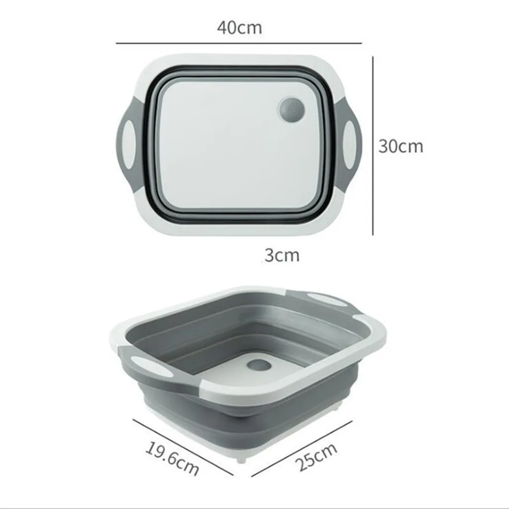

Folding Vegetable Fruits Storage Basket Food Draining Storage Box Drawer Packing Basket Large Household Goods Organizer jun13