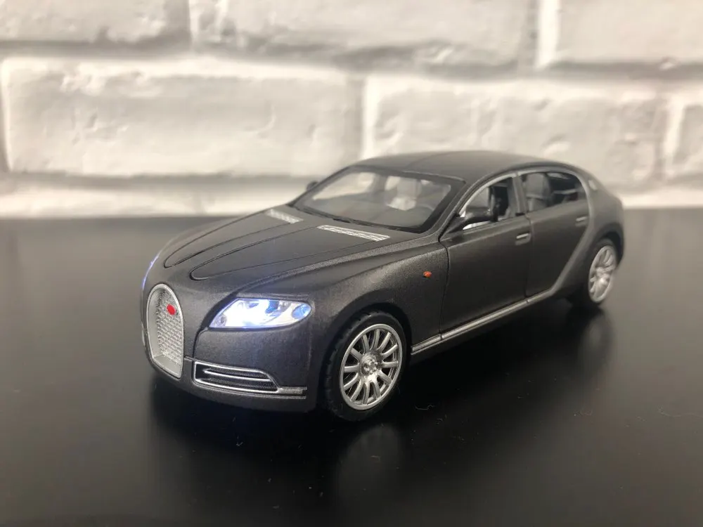 1/32 Bugatti Veyron 16C Galibier литая под давлением металлическая модель автомобилей электронные игрушки для автомобиля подарок на Хэллоуин