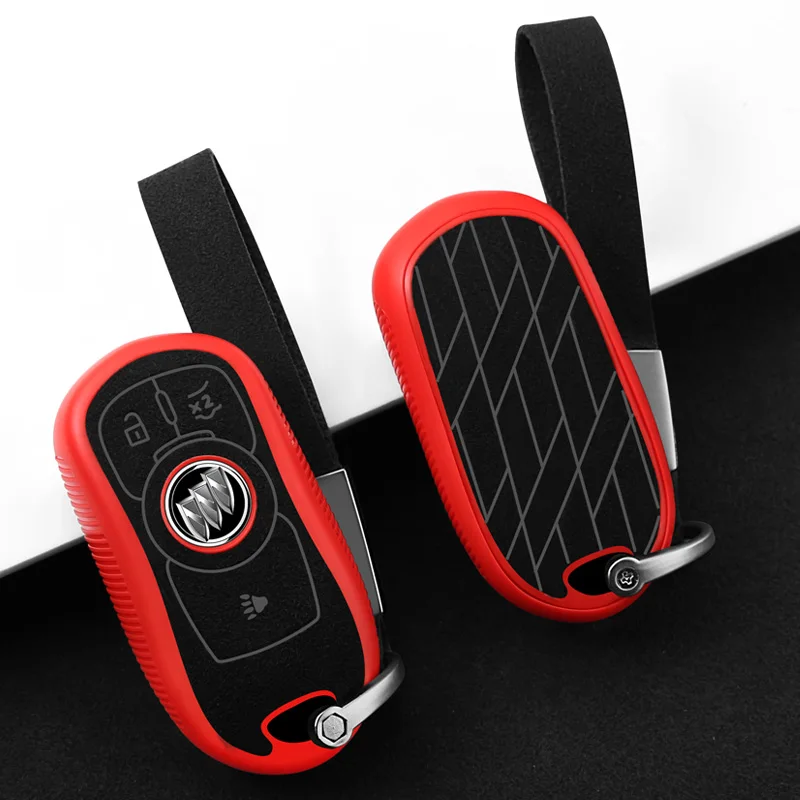 Кожаный ТПУ чехол для ключей автомобиля брелок сумка дистанционного брелока Buick