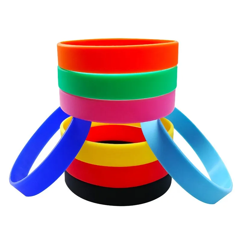 Силиконовый браслет спортивный силиконовый 10 цветов для взрослых детей размер