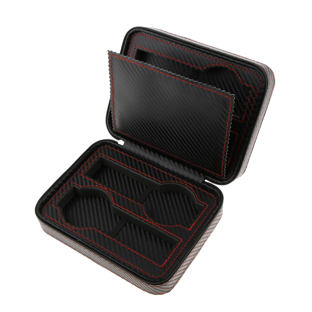 Из искусственной кожи коробка для отображения часов на молнии чехол