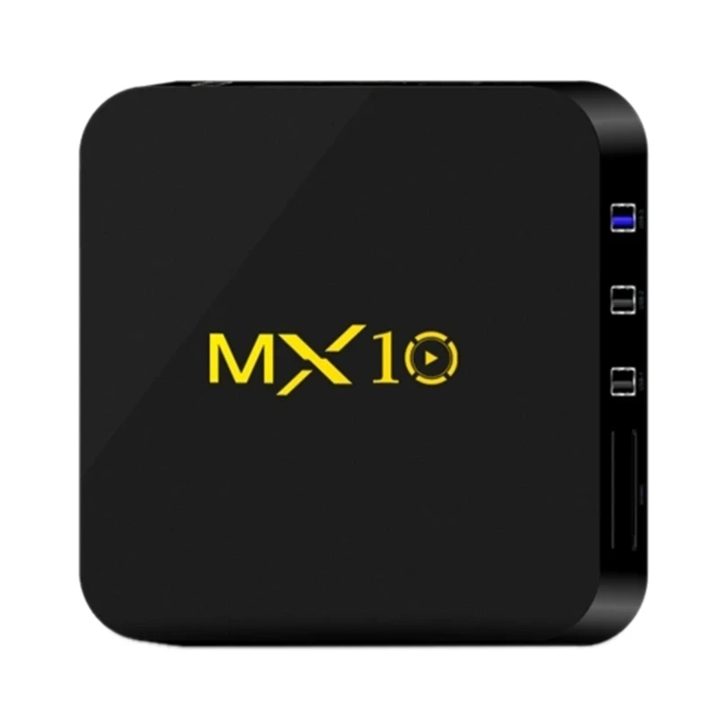 ТВ приставка HFES Mx10 Android 8 1 4 ГБ/64 Гб поддержка 3D 4K процессор Rk3328/Usb 3 0/Hdr10/Vp9 / H.265 Dlna