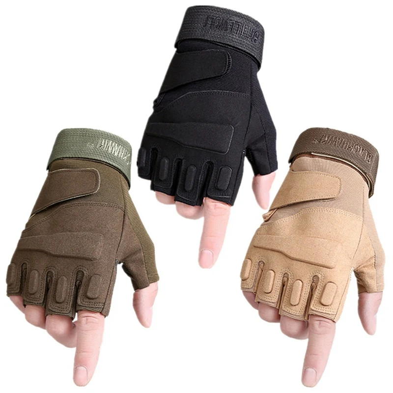 

Hot Sale Half Finger Tactical Gloves Military Army Tactical Gloves Bicycle Shooting Paintball Airsoft Gloves Motorcross Gloves