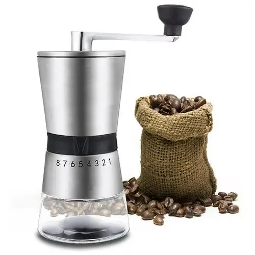 

Mini Manual Ceramic Coffee Grinder Washable ABS Ceramic Core Stainless Steel Home Kitchen Manual Hand Coffee Grinder Kitchen