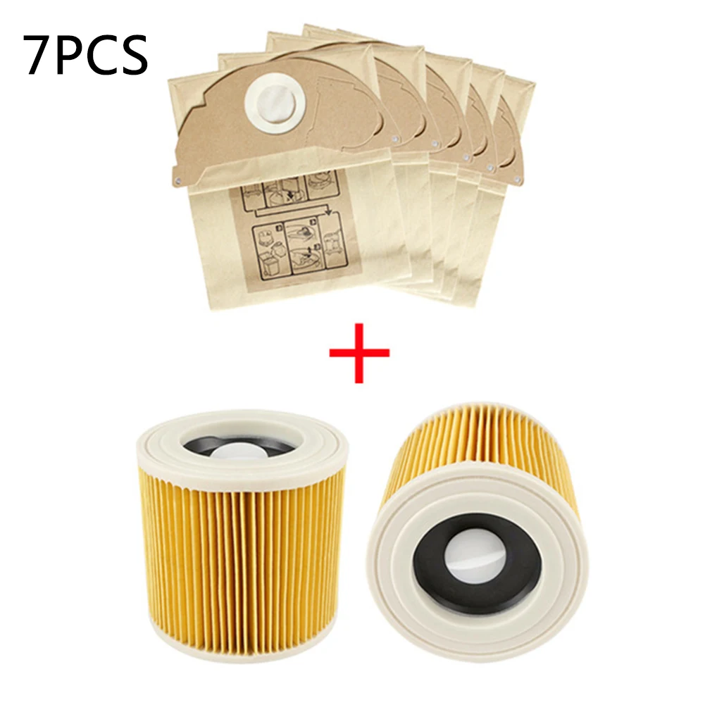 

Vacuum Cleaner Dust Filter Paper Bag Replacement For Karcher WD2250 A2004 A2054 MV2 MV3 WD3 Efficient Dust Collection Bags