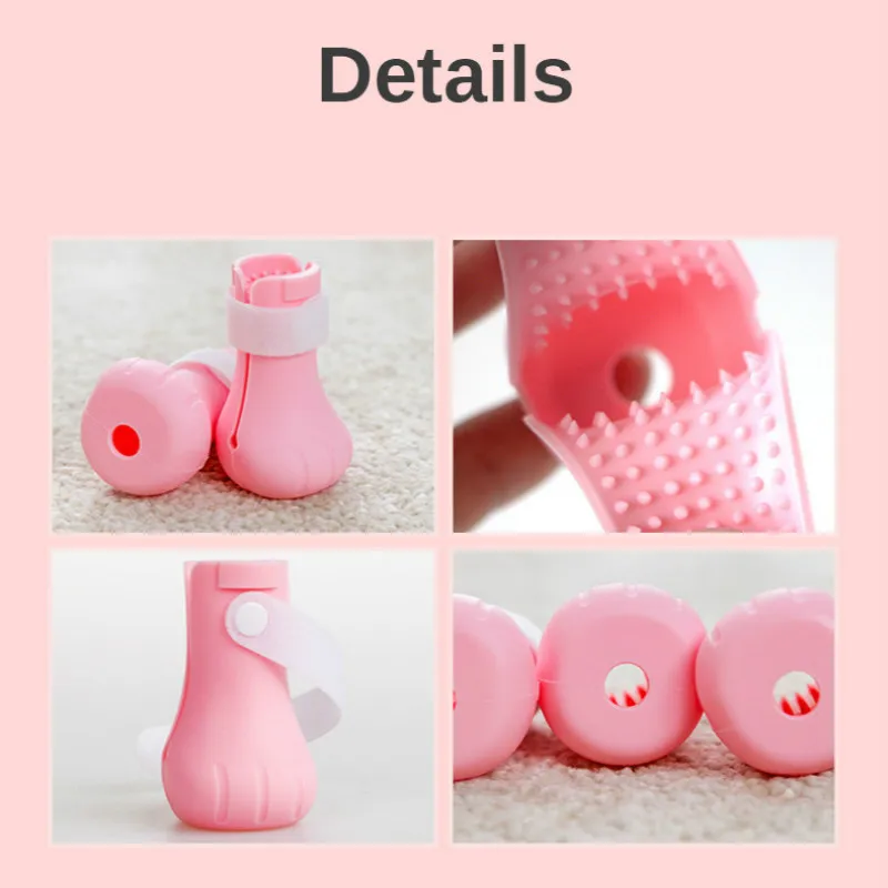 

Cat Claw Cover socks Cut Nails Foot Bath Washing Pet Protector waterproof Boots Anti-Scratch zapatos Cat Shoes zapatos para gato