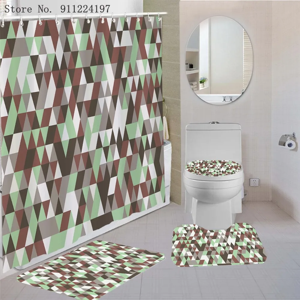 Занавеска для душа с принтом девочек и женщин в африканском стиле занавеска