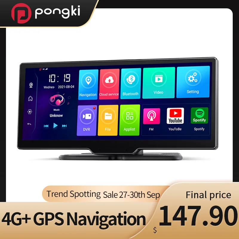 Видеорегистратор Pongki Q98 1080P Android 8 1 4G ADAS GPS | Автомобили и мотоциклы