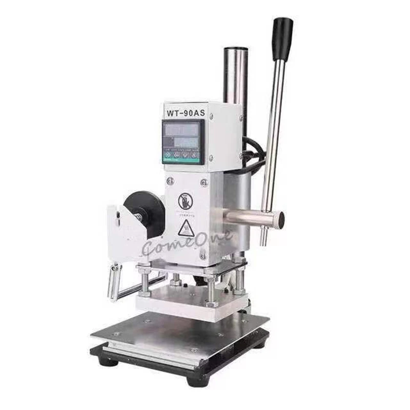 Инструмент для тиснения логотипа с руководством машина горячего фольгой кожи ПУ