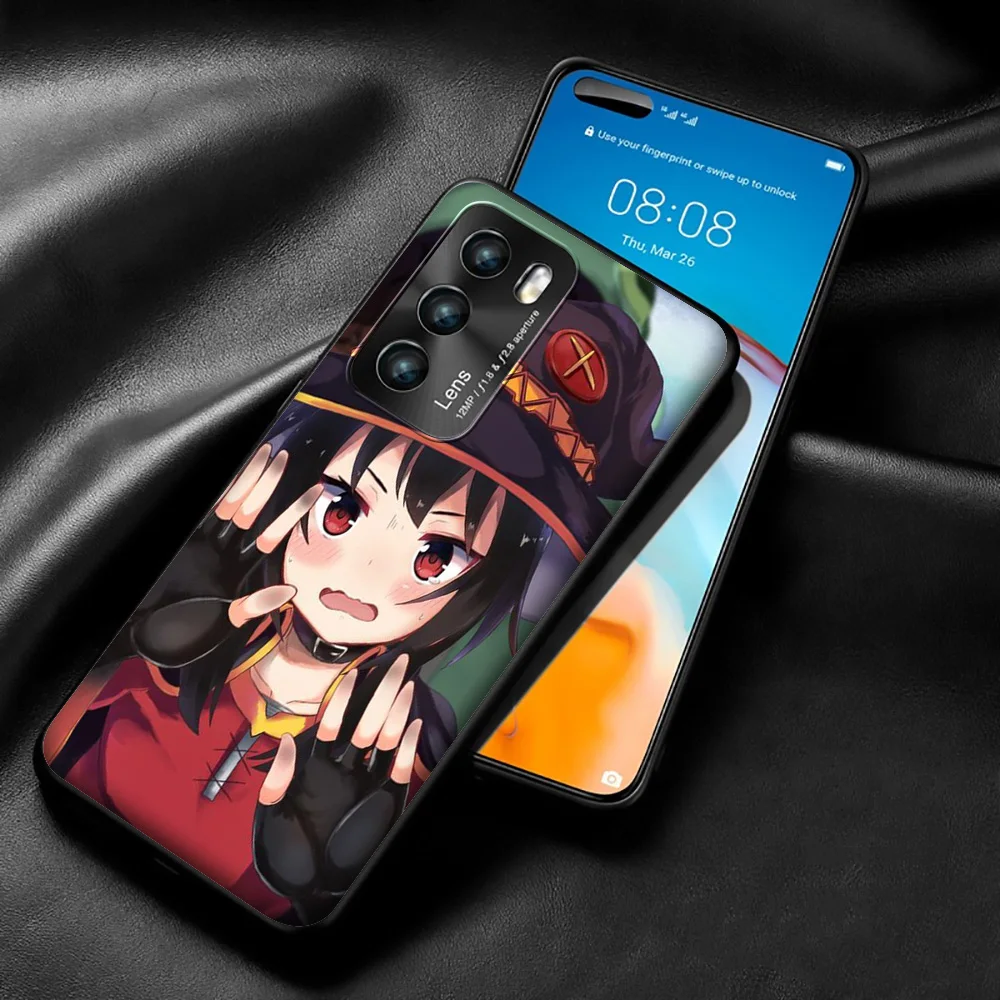 WEBBEDEPP аниме KonoSuba Megumin TPU мягкий чехол для Huawei P8 P9 P10 P20 P30 Y5 Y6 Y7 Y9 P smart Lite Pro Prime Mini |
