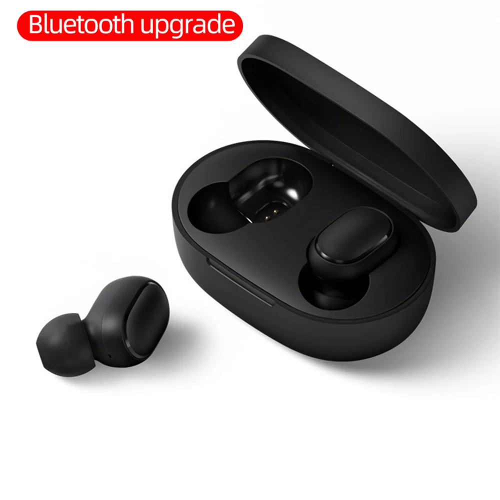 TWS беспроводные наушники Xiaomi Redmi Airdots наушники Bluetooth 5,0 гарнитуры шумоподавление микрофон для iPhone huawei samsung