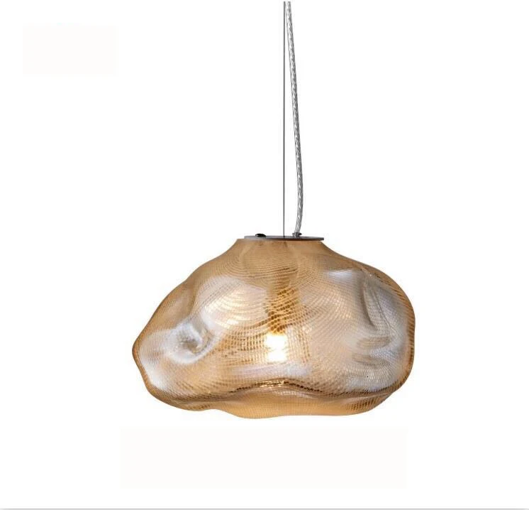 Современный подвесной светильник из выдувного стекла для ресторана