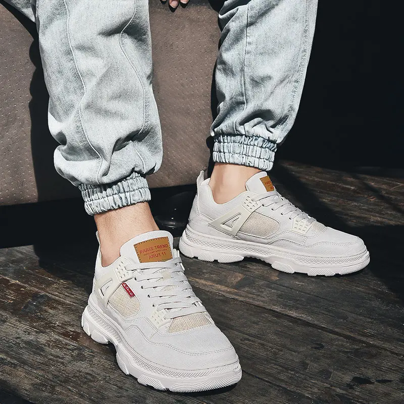 Мужская обувь Runnig парусиновая спортивная для бега на открытом воздухе дышащая