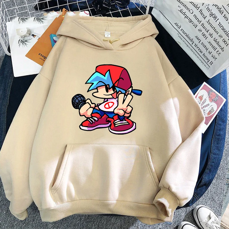 

Sweatshirts 2021 Game Friday Night Funkin Printing Men Women Cape Hoodie Pullovers Hooded Harajuku Tops Casual Unisex Clothes