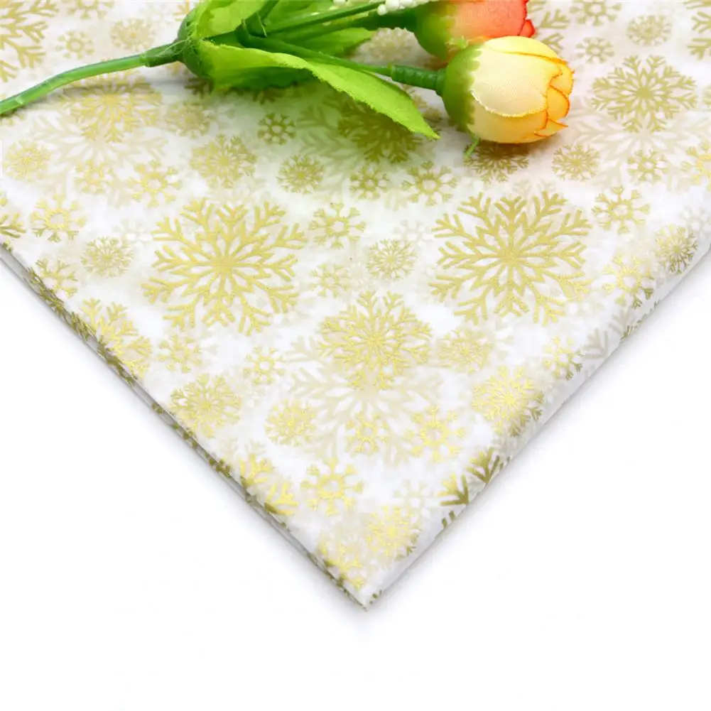 Легкая в формовании бумага Счастливого Рождества Снежинка печатная упаковочная