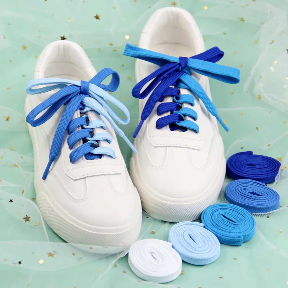 

Blue Cloud White Basketball Casual Universal Sneakers Women Shoes Basket Laces Men'S Boot Shoe Decorations Woman Man Shoelace