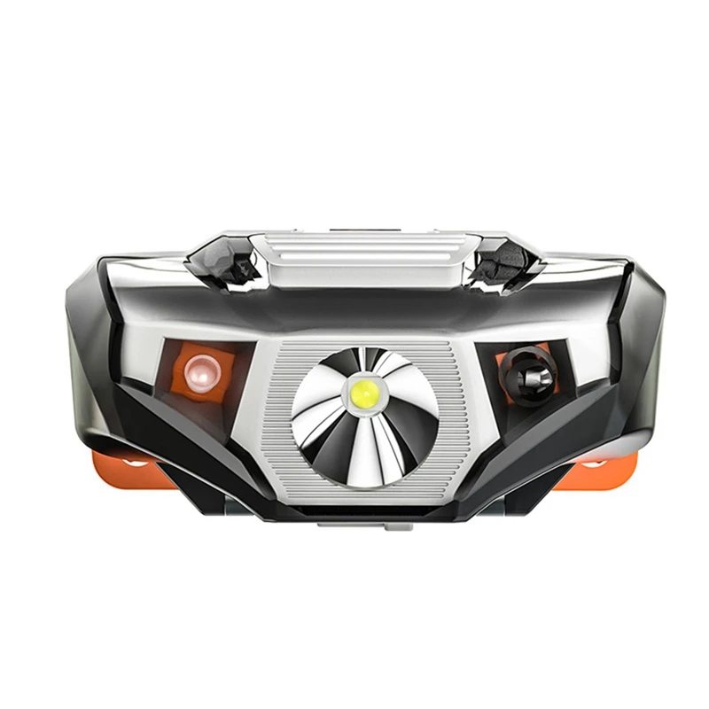 

Induction Headlight LED Outdoor Glare Charging Super Bright Mountain Running Light Dedicated 14500 Battery Headlight