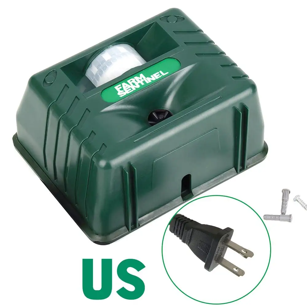 Ультразвуковой отпугиватель животных водонепроницаемый Репеллент для птиц