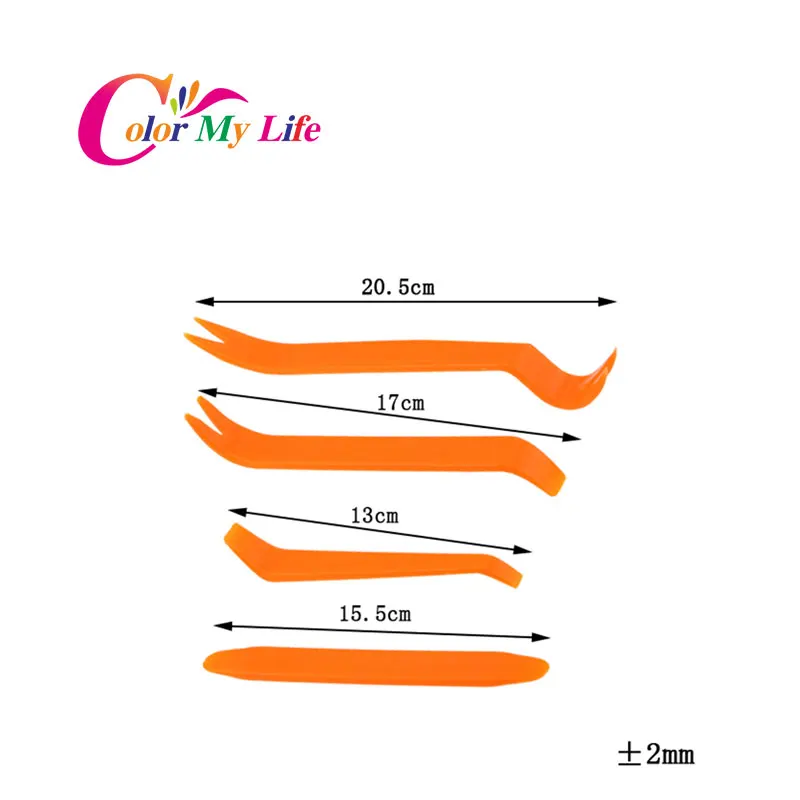 Автомобильный Стайлинг автомобильный инструмент для демонтажа радио 4 шт./компл.