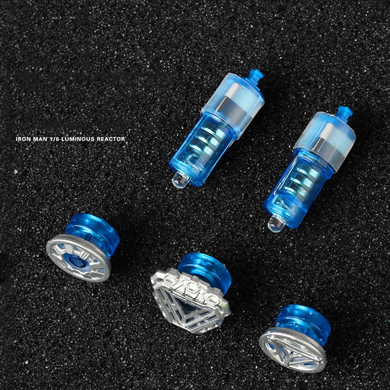 1/6 фигурка героя Сталь Тони светящийся корпус ST020 с нано реактор покрытый кожухом