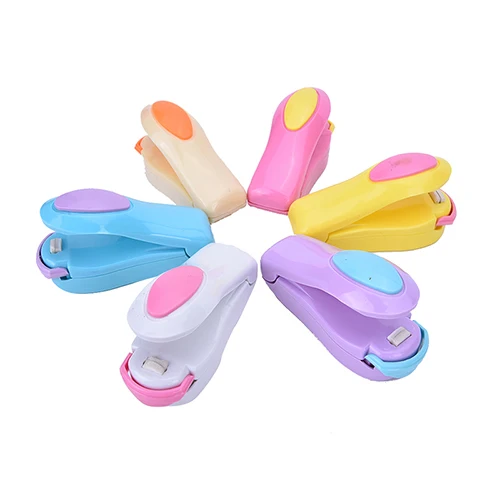 

Portable Bag Clips Mini Handheld Electric Heat Sealing Machine Impulse Sealer Seal Packing Plastic Bag Clip Work with Battery