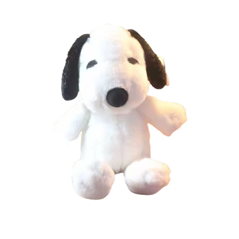 

Kawaii Lovely Snoopy Christmas Doll White Plush Cute Toy Dog Woodstock Yellow Bird Souvenir Gift For Children Girlfriend