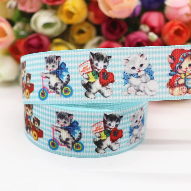 10 Yards 1'' 25MM Cute Animals Printed Grosgrain Ribbons For Hair Bows DIY Handmade Materials Y20010902 | Дом и сад