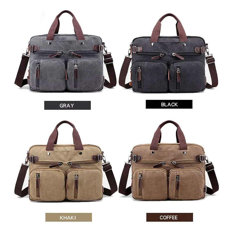WOBAG Men Fashion Travel Suitcase Messenger Shoulder Tote Handbag Canvas Bag Large Briefcase Big Casual Business Male Laptop | Багаж и