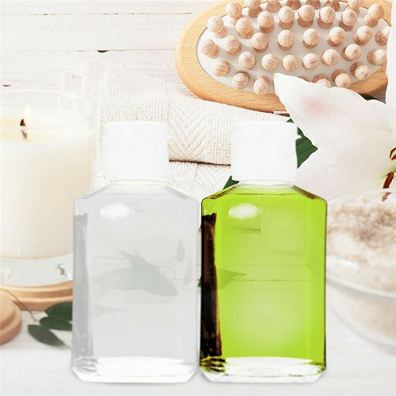 

1Pcs 60ml Plastic Clear Empty Refillable Bottles Portable Travel Bottle for Travel Sub Bottle Shampoo Cosmetic Lotion Container