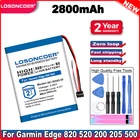 Аккумулятор 2800 мАч 361-00043-00 для GARMIN Edge 820 520 200 205 Edge Explore 010-500-02 01626-361-01 00043-361-00 GPS 0043 Plus