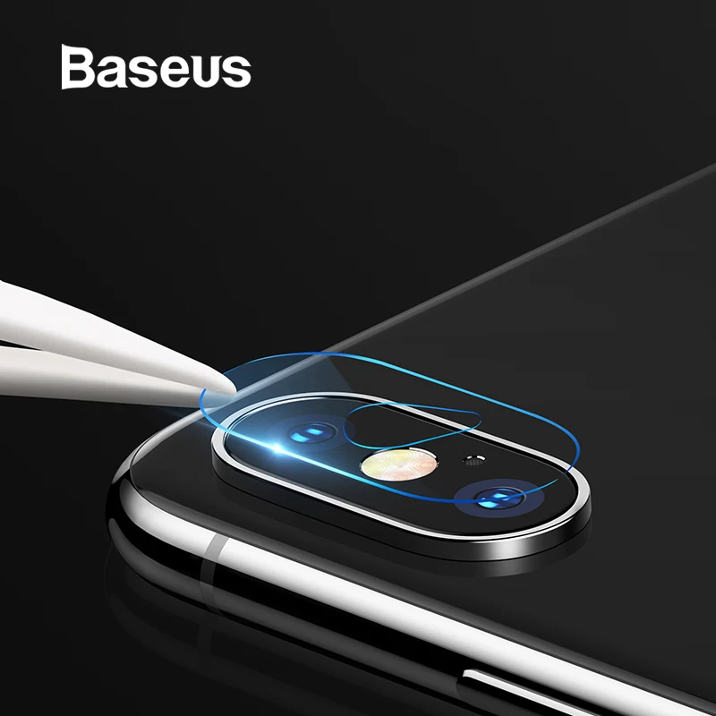 Задняя крышка объектива камеры Baseus закаленное стекло для iPhone Xs Max Защита объектива камеры стеклянная пленка для iPhone Xs Max 9H стекло