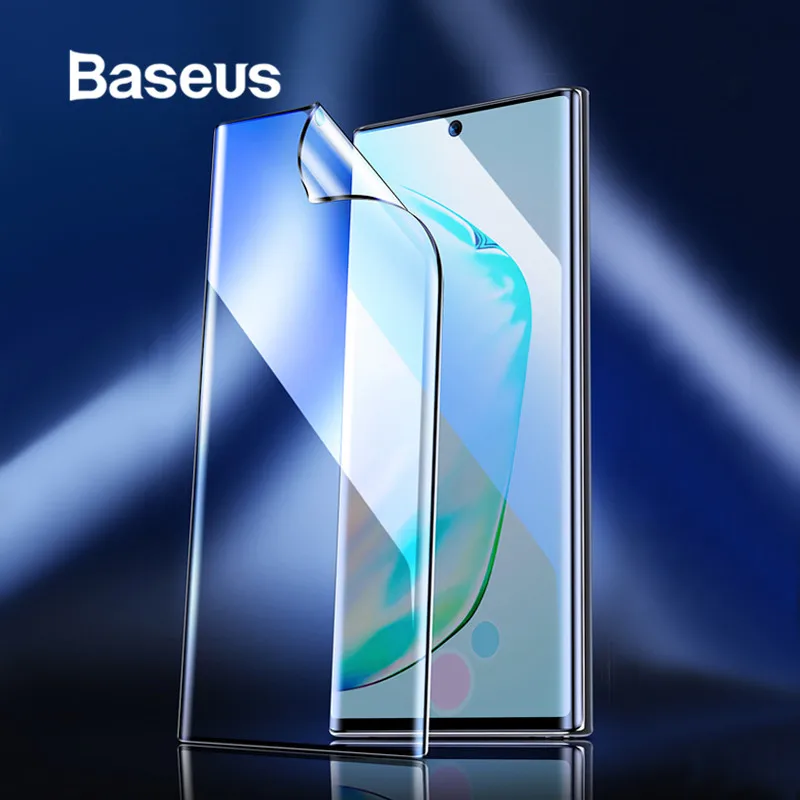 Baseus 2 шт 0 15 мм полноэкранная Защитная пленка для samsung Galaxy Note 10 Plus стекло|Защитные