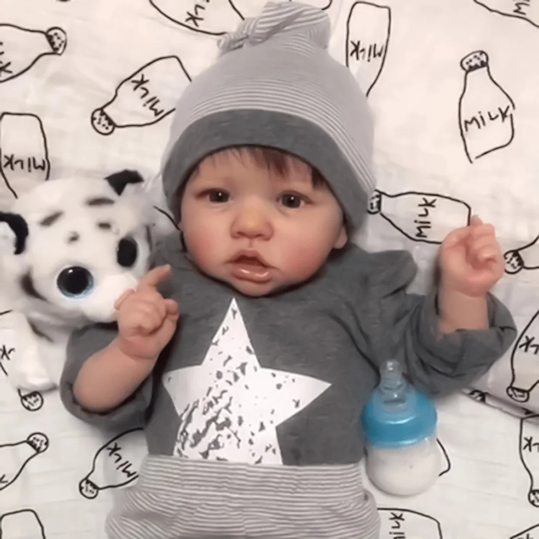 

22 Inches Daniel Rayburn Reborn Baby Doll With Full Clothes Training Toy For Children Educational Toys Birthday Gift -Cloth Body