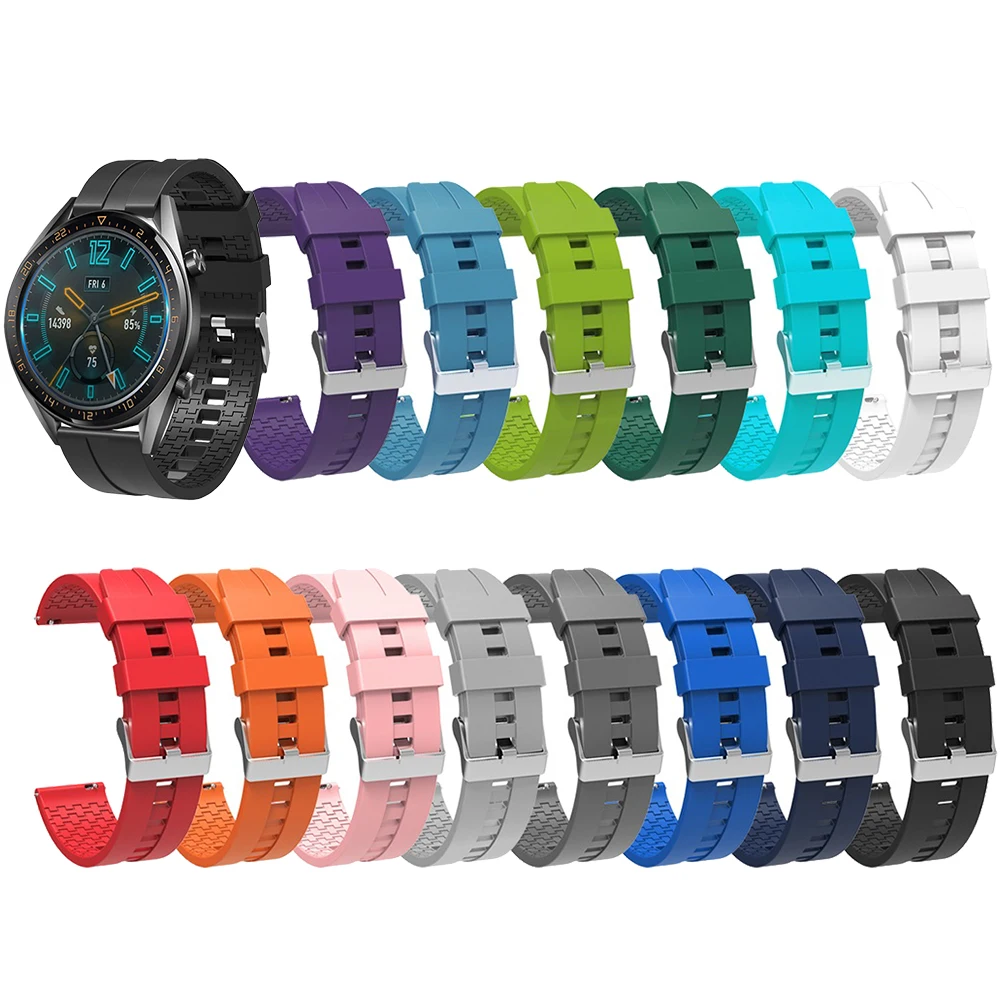 

Watch Strap for Huawei Watch GT2 Pro Band Silicone Replacement Watchband for Huawei Watch GT2 Accessories GT2 46mm Bracelet 22mm