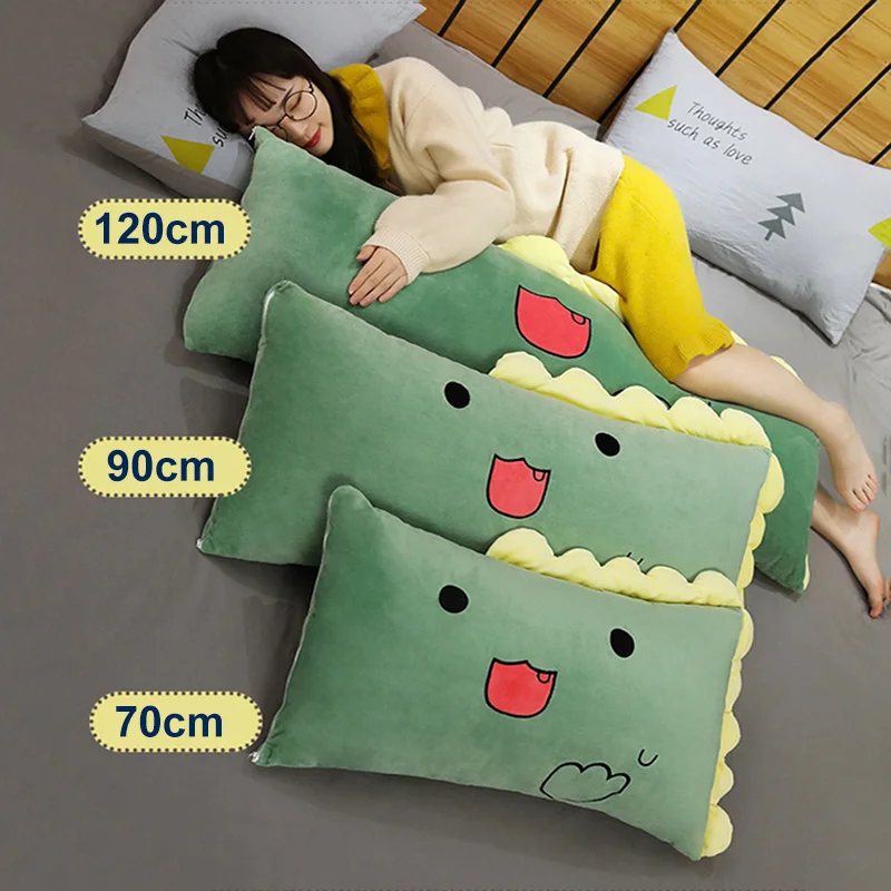 Милая плюшевая подушка кошка кролик динозавр кукла мягкая наполненная в форме