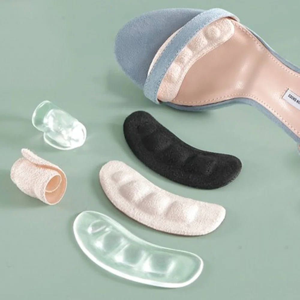 

3 пары, Нескользящие силиконовые шлепанцы на высоком каблуке