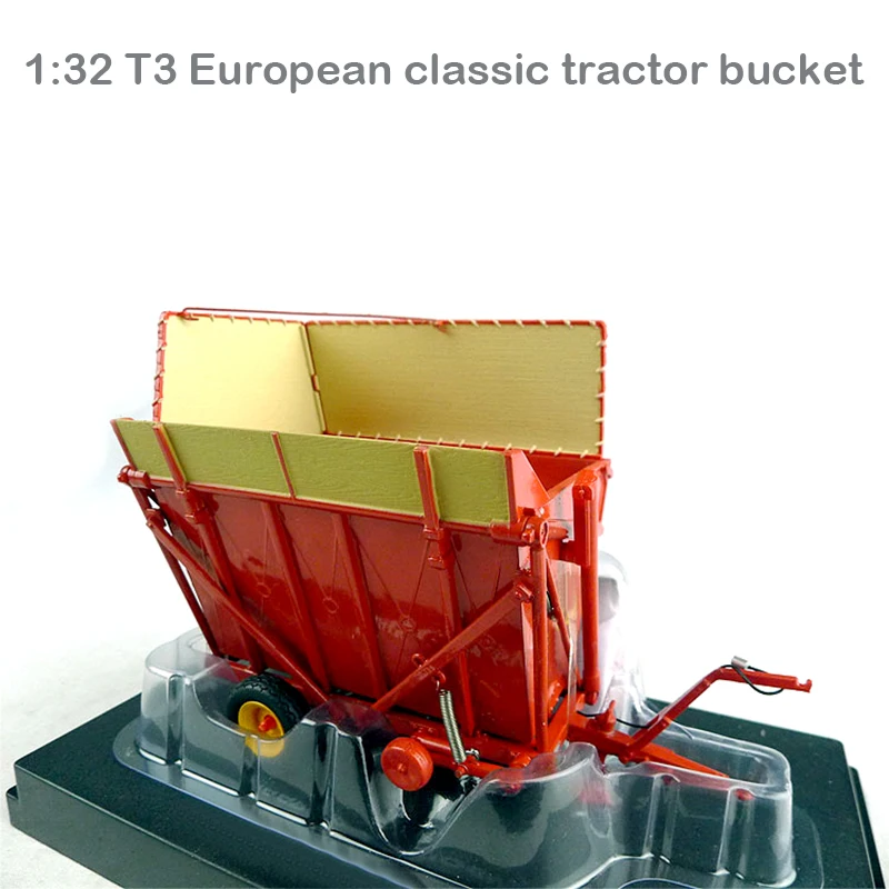 

rare 1:32 T3 European classic tractor bucket Agricultural vehicle accessories model Alloy collection model