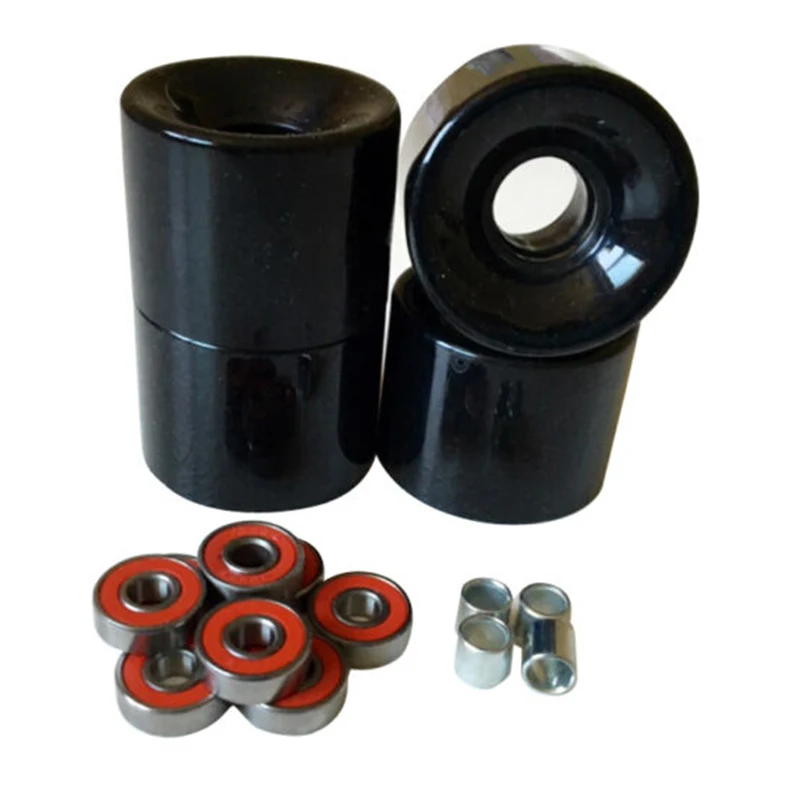 4 шт. задние колеса 7 мм с подшипником 78A + ABEC 9 подшипников Распорки 60 * 45