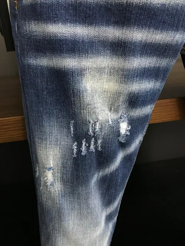 Authentic Classic DSQUARED2 Men Jeans Pencil Pants Party Casual Pants Streetwear 2021 Denim Male Clothing 9707