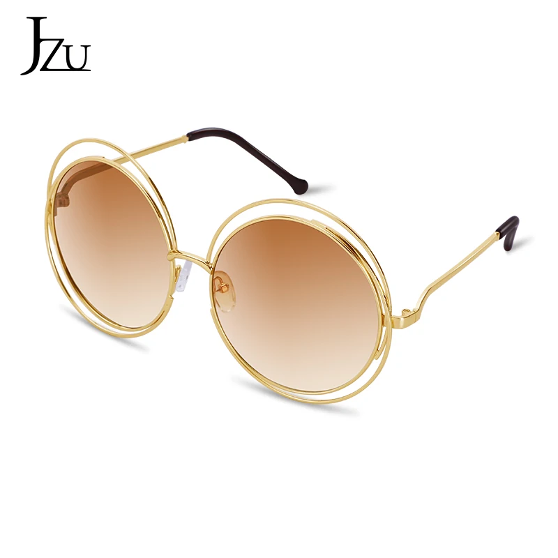 

Round large size oversized lens sunglasses ladies personality gradient fashion glasses ladies street shooting round ladies sungl