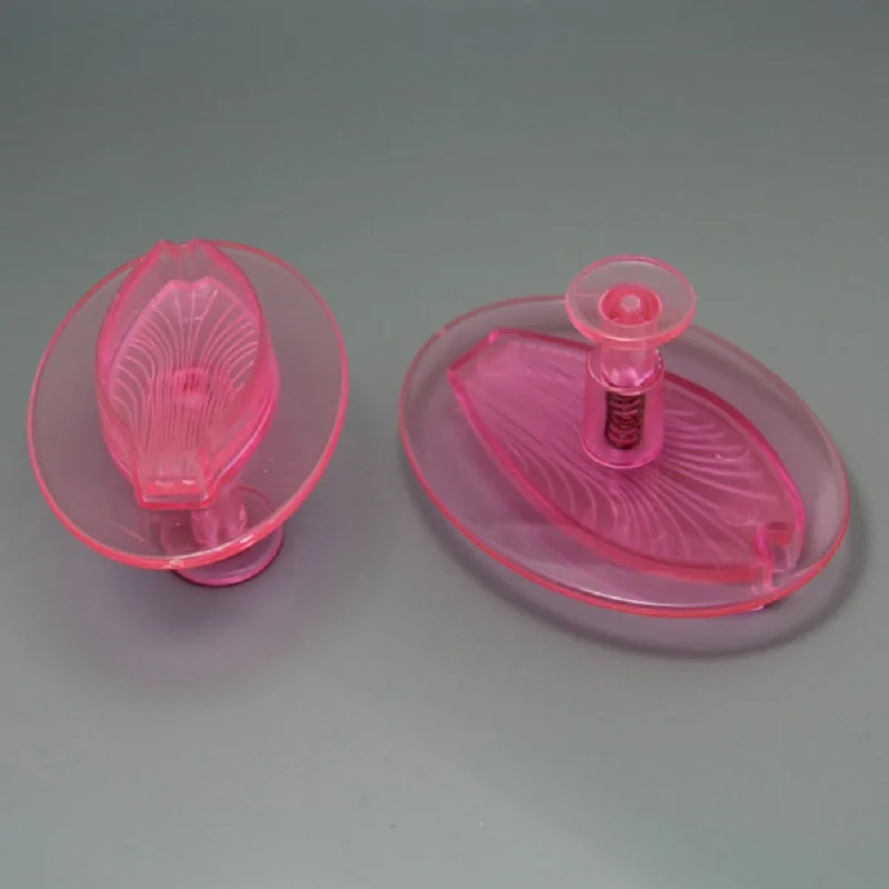 

(10set/lot)Free Shipping FDA High Quality 2pcs Tulip Flower Cake Fondant Mold set
