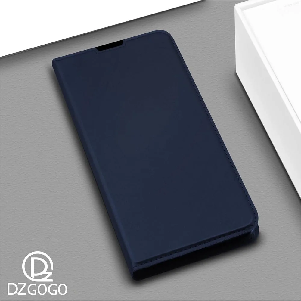 Роскошный кожаный чехол-книжка для huawei P20 P30 Lite mate 20 Pro, чехол-книжка с подставкой для mate 30 Pro Lite, чехол, чехол для телефона - Цвет: Синий