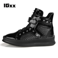 mens shoes punk ankle boots for men skate italy european high top british street shoes luxury traiers light platform boots