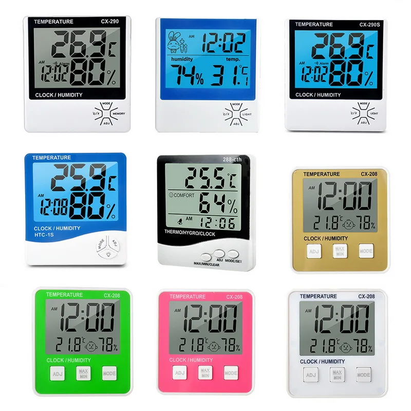 Multifunction Electronic LCD Digital Display Quality Thermometer Hygrometer Temperature Humidity Function Indoor |