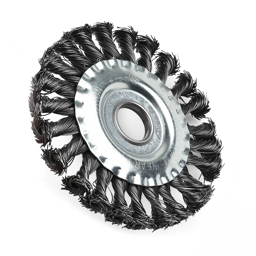 

100/125/150 MM Rotary Steel Wire Brush Wheel Brushes For Angle Grinder Surface Preparation Prior To Welding Polishing Brush