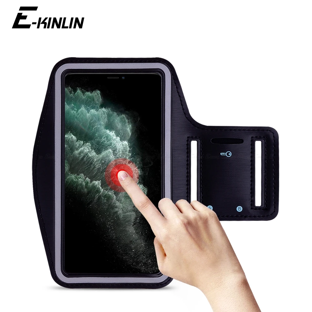 Спортивный тренировочный спортивный Чехол-держатель для iPhone 11 Pro XS Max X XR 8 7 6 6S Plus SE 5 5C 5S 4 чехол на руку