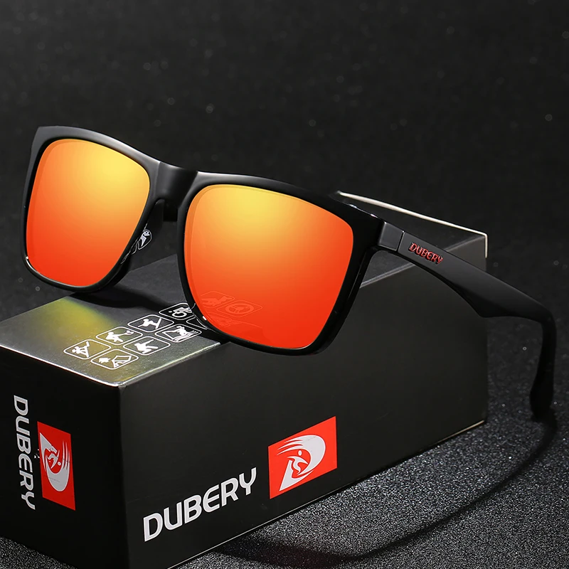 

DUBERY Sunglasses Polarized Men's Retro Male Goggle Colorful Sun Glasses For Men Fashion Brand Luxury Mirror Glasses UV400 150